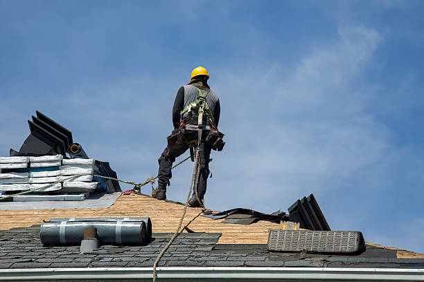 Professional Storm Damage Roof Repair technician working in Oreland, PA